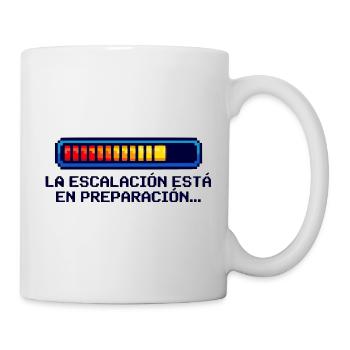 Eskalations Shirt Nerd Geek Español - Tasse - Weiß - Rechts