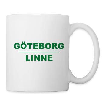 Göteborg Linen – Green-Black Design - Mug - white - Right