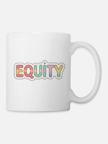 Regenbogenpastell-Fairness - Tasse - Weiß