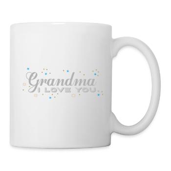 Oma Ich Liebe Dich Weihnachten - Tasse - Weiß - Rechts
