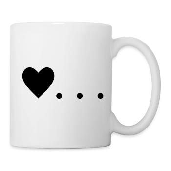 Love is... Heart - Mug - white - Right