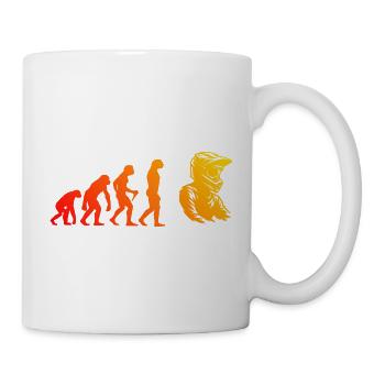 Cool motocross inspiration - Mug - white - Right