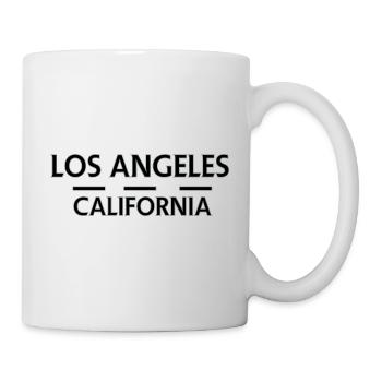 Synopsis vintage Los Angeles, Californie - Mug blanc - blanc - Droite