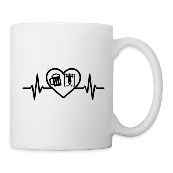 Heart Street Workout Beer - Mug - white - Right
