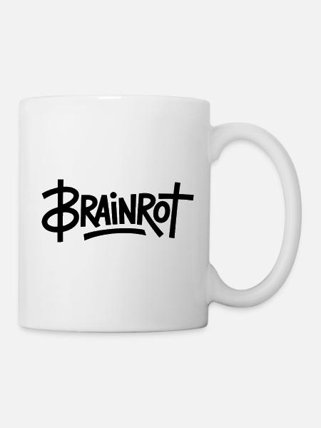 Brainrot – Lustige Gen-Alpha-Memes - Tasse - Weiß
