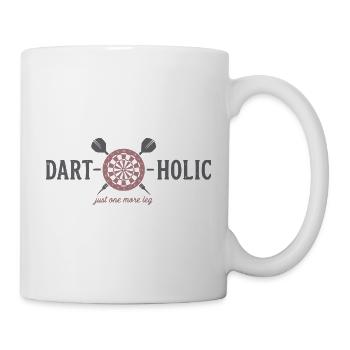 Sweat à capuche et chemise Dart-o-holic, Darts Fun - Mug blanc - blanc - Droite