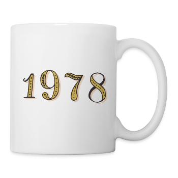 Cadeau d’anniversaire 1978 Vintage 1978  - Mug blanc - blanc - Droite