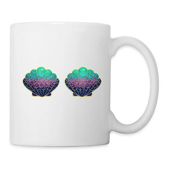 Mermaid Costume Women's Carnival Carnival Sweet - Mug - white - Right