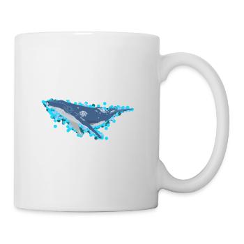 Buckelwal für Meeresliebhaber - Tasse - Weiß - Rechts