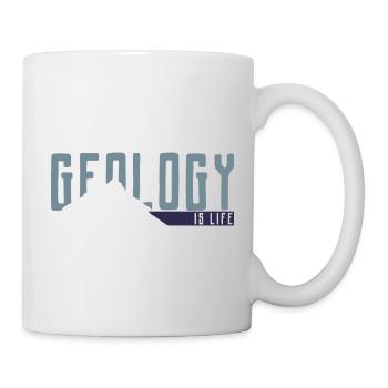La géologie, c’est la vie - Mug blanc - blanc - Droite