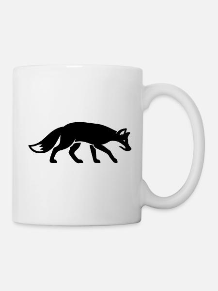 Fuchs Tier - Tasse - Weiß