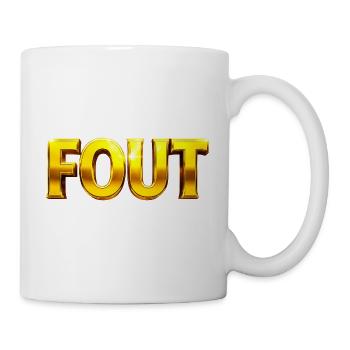 Typographie de l’erreur d’or - Mug blanc - blanc - Droite