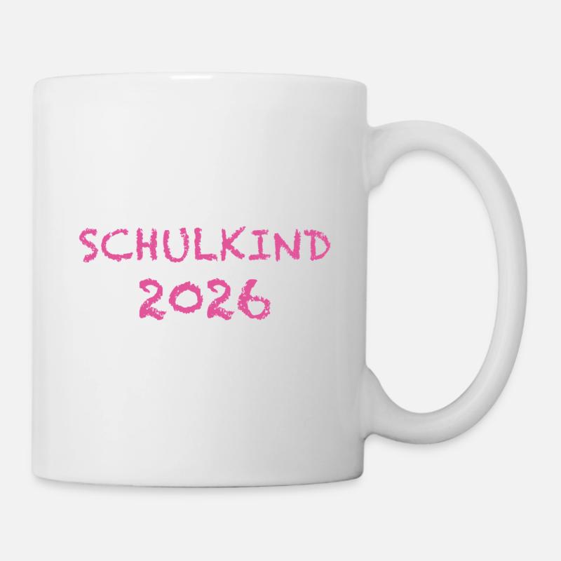 Schulkind 2026 - Tasse - Weiß
