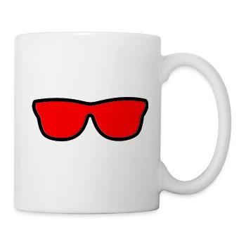 Lunettes de soleil - Mug blanc - blanc - Droite