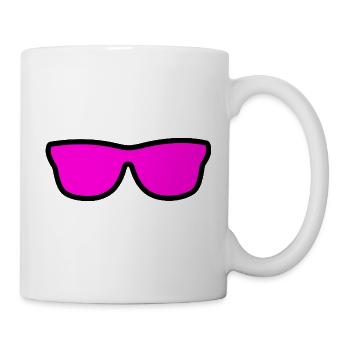 Lunettes de soleil - Mug blanc - blanc - Droite