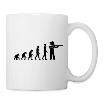 EVOLUTION OF SCHÜTZENFEST, SCHÜTZEN - Mug - white - Right