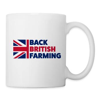 Retour à l’agriculture britannique - Mug blanc - blanc - Droite