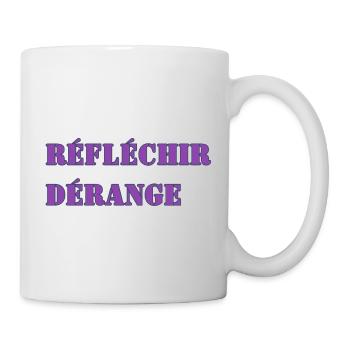 THINKING DISTURBS - Mug - white - Right