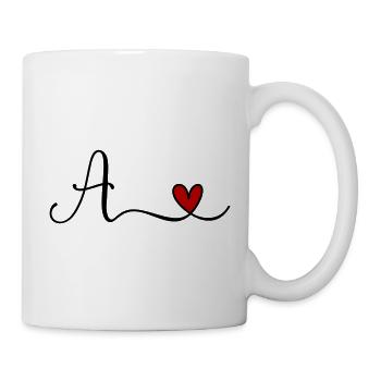 A - Tasse - Weiß - Rechts