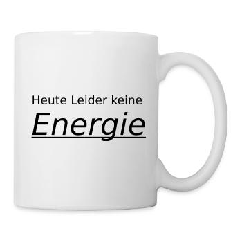 unfortunately no energy today - Mug - white - Right