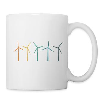 Pinwheel Retro Vintage Nature Conservation Nature - Mug - white - Right