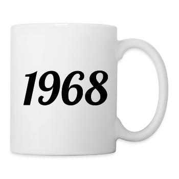 1968 Vintage 1968 Retro Geburtstag 1968 Geschenk - Tasse - Weiß - Rechts