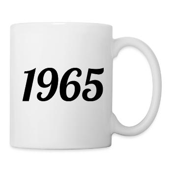 1965 Vintage 1965 Anniversaire Rétro 1965 Cadeau - Mug blanc - blanc - Droite
