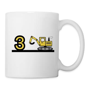 Excavator - Mug - white - Right