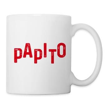 Papito verzweifelte rote Buchstaben - Tasse - Weiß - Rechts