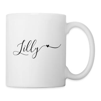 Prénom Lys Prénom Décoratif - Mug blanc - blanc - Droite