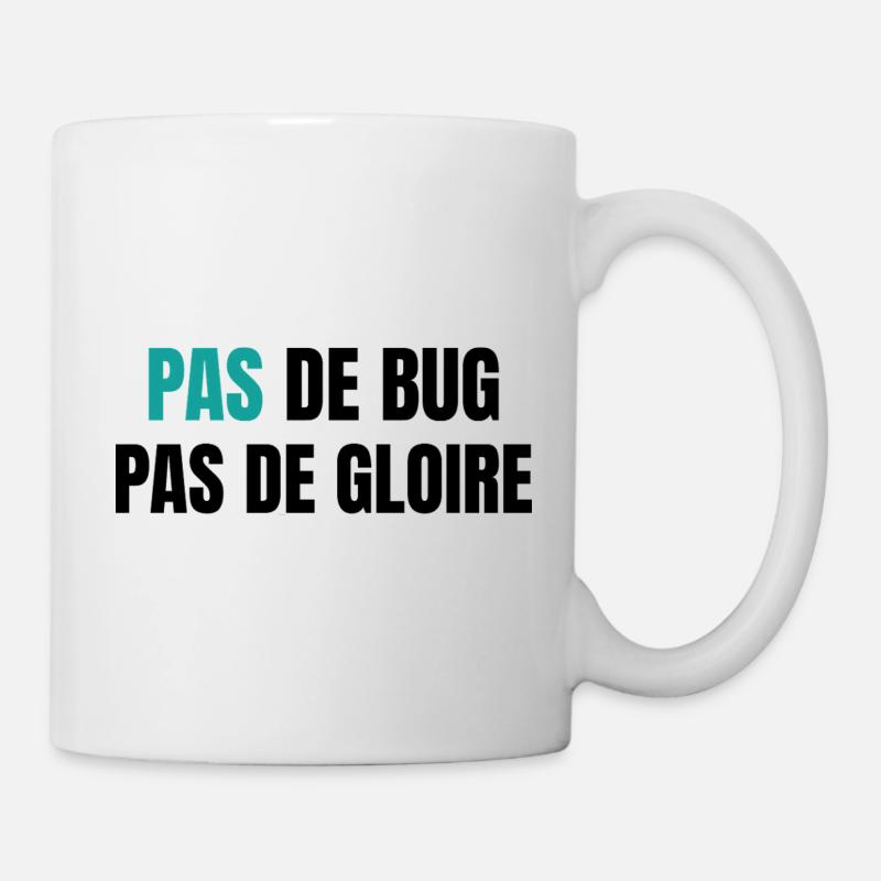 No bugs, no glory - Mug - white