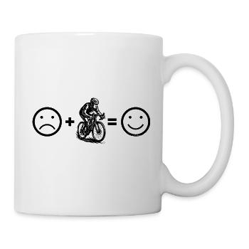 Compact road bike design for road bike - Mug - white - Right