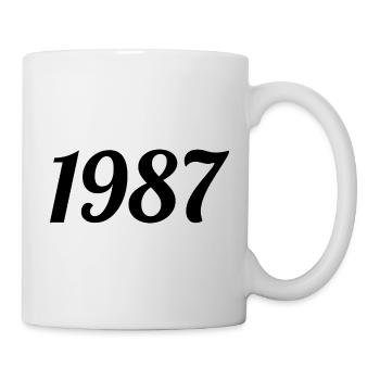 1987 - Mug blanc - blanc - Droite