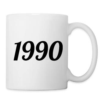 1990 - Mug blanc - blanc - Droite