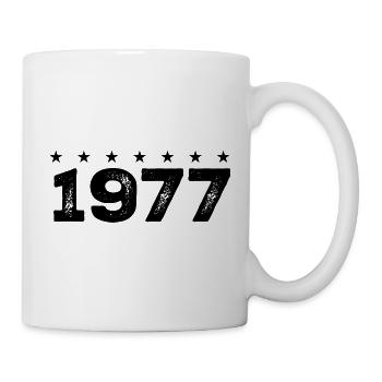 Hergestellt im Jahr 1977 - Tasse - Weiß - Rechts