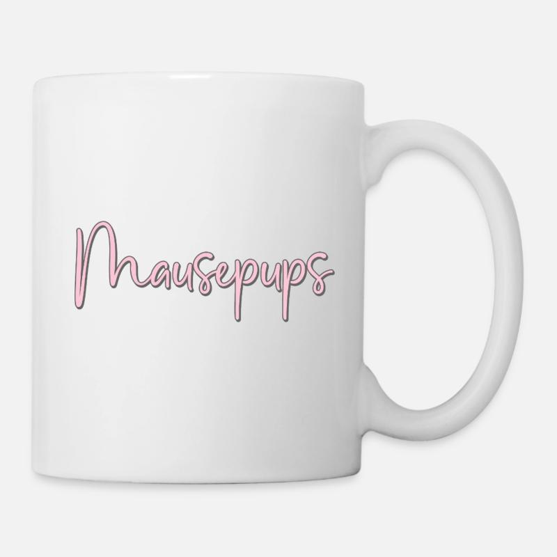 Mausepups - Tasse - Weiß