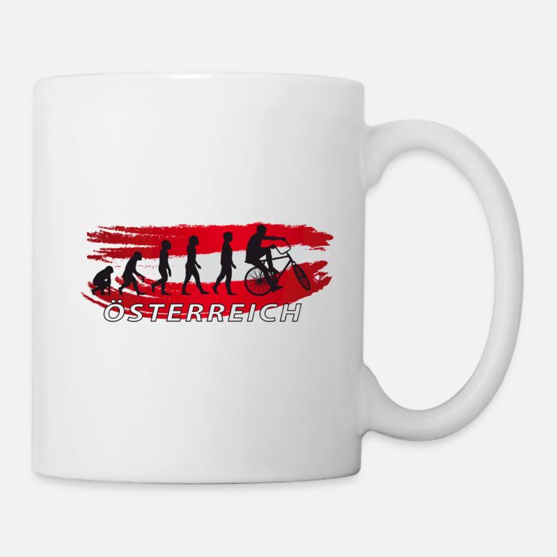 Cycling, Cycleball, Indoor Cycling, Evolution, AU - Mug - white