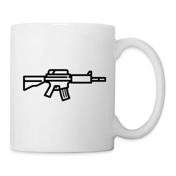 Submachine gun - Mug - white - Right