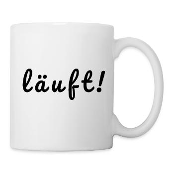 En courant ! - Mug blanc - blanc - Droite