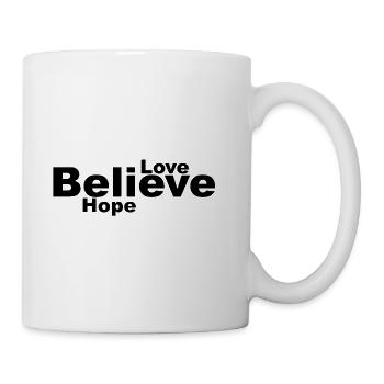 Believe, Hope, Love Unique Design - Mug - white - Right