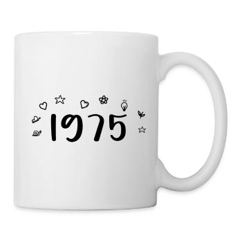 1975 Jubiläum 1975 Retro 1975 - Tasse - Weiß - Rechts
