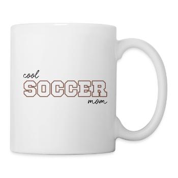 Maman de foot cool - Mug blanc - blanc - Droite