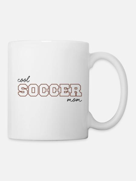 Cool soccer mom - Tasse - Weiß