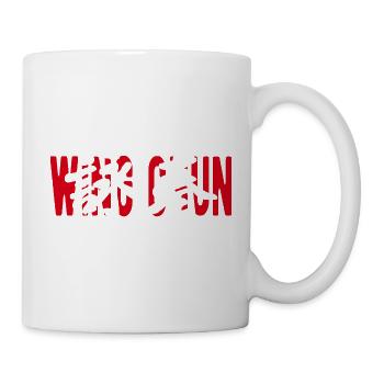 Wing Chun Chinesische Kampfkunst - Tasse - Weiß - Rechts
