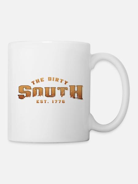 Vintage Dirty South - Tasse - Weiß