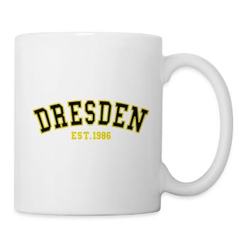Dresden gegründet 1986 - Tasse - Weiß - Rechts
