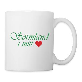 Sörmland dans mon cœur - Mug blanc - blanc - Droite
