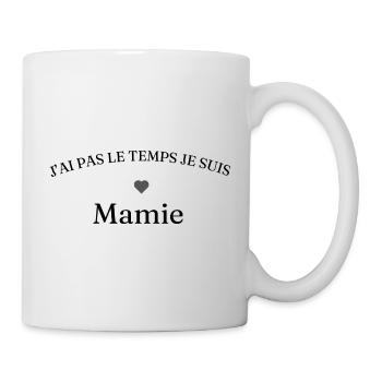 Ich habe keine Zeit. Ich bin Oma als Ehefrau-Geschenk. - Tasse - Weiß - Rechts