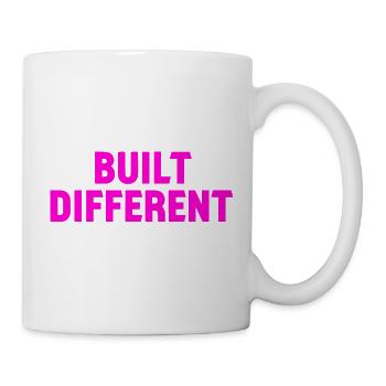 Built Different Shirt Hoodie for Fitness Fans - Mug - white - Right