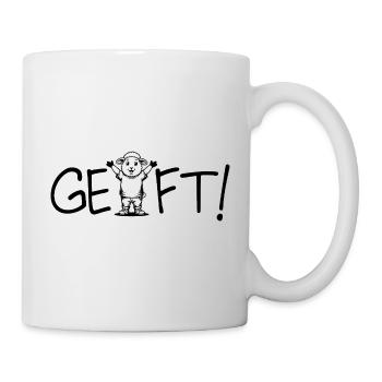 Geschafft! Schaf  - Tasse - Weiß - Rechts